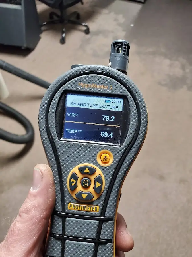 Moisture meter humidity assessment for Mold Remediation & Removal in Morrow